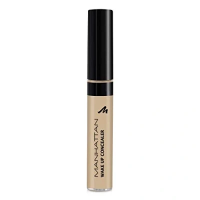 Afbeelding van Manhattan Wake up Concealer, vloeibare concealer om donkere kringen en roodheid te bedekken, kleur True Ivory 3, 1 x 7 ml