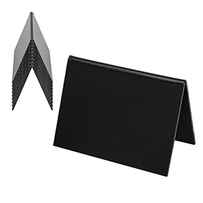 Afbeelding van HMF 46413 tafelstandaard, krijtbord, 10 stuks, A standaard, x 7 cm, zwart