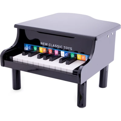 Afbeelding van New Class ic Toys Vleugelpiano zwart 18 toetsen