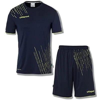 Afbeelding van Uhlsport Score 26 Voetbalset Korte Mouw Heren Marine / Fluogeel Maat: XL
