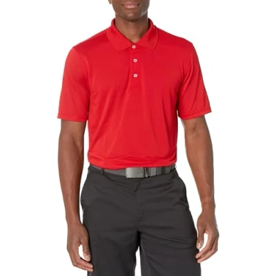 Afbeelding van Amazon Essentials Men&#039;s Sneldrogend golfpoloshirt met normale pasvorm (verkrijgbaar in grote en lange maten), Rijk rood, XL