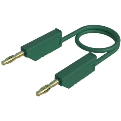 Afbeelding van SKS Hirschmann MLN 25/2,5 GN Meetsnoer [Banaanstekker 4 mm Banaanstekker mm] 25.00 cm Groen 1 stuk(s)