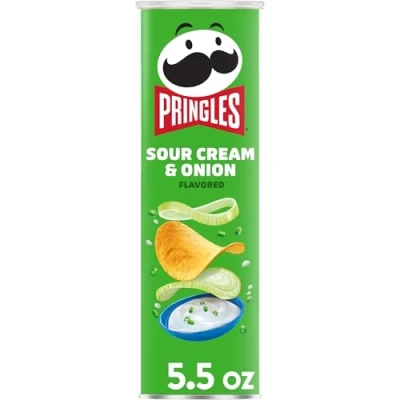 Afbeelding van Pringles Sour Cream &amp; Onion Potato Crisps 5.5oz