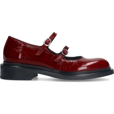 Afbeelding van Sacha Rode Dames Loafers (Maat 37, Leer)