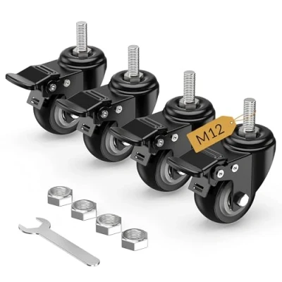 Afbeelding van Caster Wielen 2&quot; Total Lock Stuurwielen M12