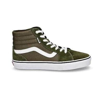 Afbeelding van Vans Filmore Hi Sneaker voor heren, Suede Canvas Druivenblad Wit, 39 EU