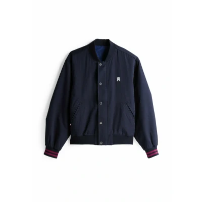 Afbeelding van Tommy Hilfiger Reversible Bomberjacks, Heren, Maat: Small, Desert sky