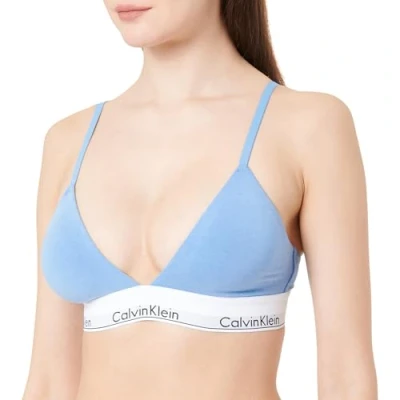 Afbeelding van Calvin Klein Underwear Lightly Lined Triangle Triangel BH, Dames, Maat: Small, Glacier