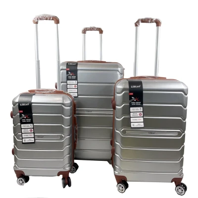 Afbeelding van Libiao A07 Kofferset 3 Delig 85l &amp; 50l 30l Zilver Grijs