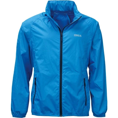 Afbeelding van Pro X Elements Opbergbare regenjas voor heren PACKable Briljant blauw maat M