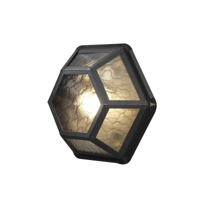 Afbeelding van Konstsmide Castor 533 750 Buitenlamp (wand) Spaarlamp, LED E27 60 W Zwart
