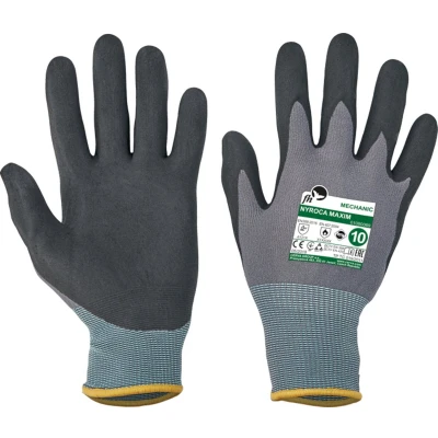 Afbeelding van Cerva Tuinhandschoen Maxim Handschoenen Zwart Grijs 8