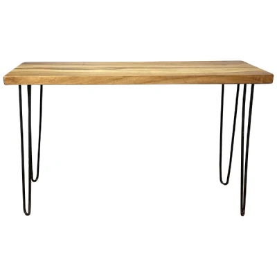 Afbeelding van Sens Line Suarez side table Tuintafel 118cm Bruin