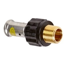 Afbeelding van Henco Press Gas perskoppeling recht 16 x 1/2 pers buitendraad