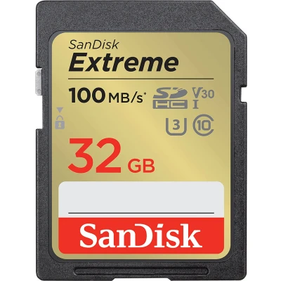 Afbeelding van SanDisk Extreme Plus 32GB SDHC Memory Card 60MB