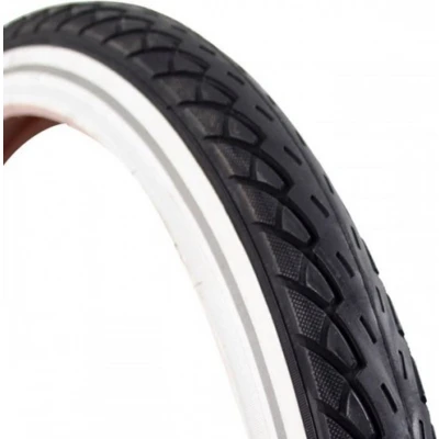 Afbeelding van Deli Tire buitenband 28x1.75 47 622 zwart/wit breaker reflectie