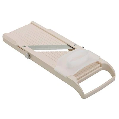 Afbeelding van Benriner Mandoline Super Standard Snijmachine met Japans lemmet van roestvrij staal, BPA vrij, beige