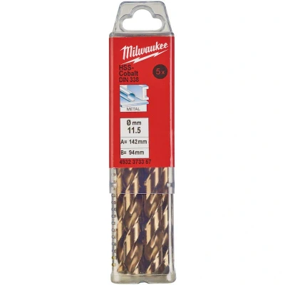 Afbeelding van Metaalboor Hss G Cobalt 11,5 X 142 Mm (5 Stuks)