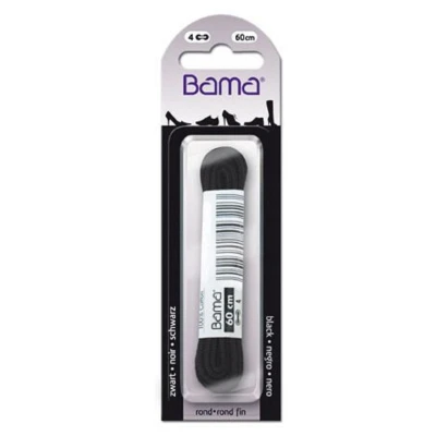 Afbeelding van Bama veters rond Zwart 150 cm