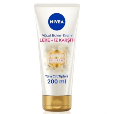 Afbeelding van NIVEA LUMINOUS630 Body Cream Anti striae &amp; pigmentvlekken, bodylotion compenseert verschillen in huidtint, lichte textuur en hydrateert 48 uur (200 ml)