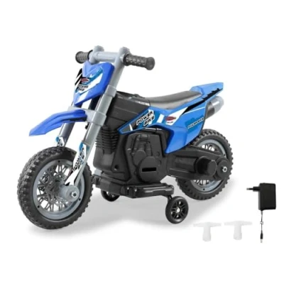 Afbeelding van Jamara Accuvoertuig Motor Power Bike Blauw 6V