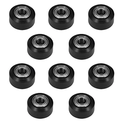 Afbeelding van Befenybay 10 STKS POM Kleine Katrol V Vorm Wiel 5mm Droeg met Dubbele Lager voor 3D Printers en CNC Machines