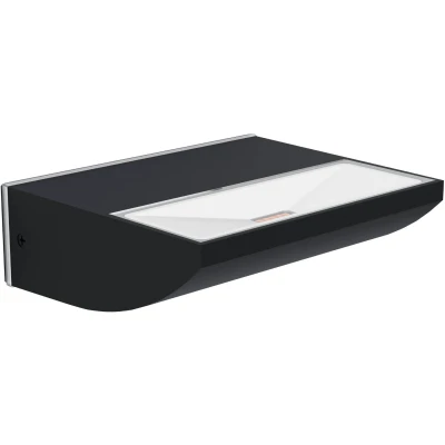 Afbeelding van EGLO SORRONARO Wandlamp buiten LED 17 cm Zwart