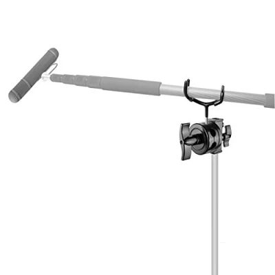 Afbeelding van Neewer Microfoon Boom pole Montage Adapter Inclusief 2.5&quot; Grip Hoofd en Ondersteuning Houder, Fit op C Stand Mic (zwart)