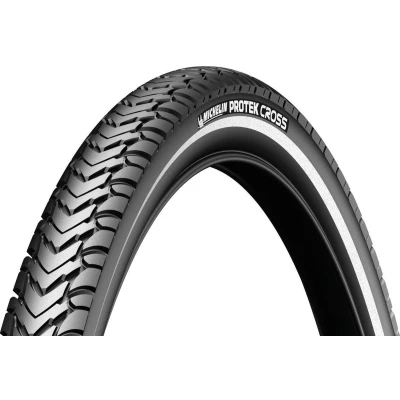 Afbeelding van Michelin Protek, Copertone Unisex Adulto, Nero/Reflex, 26 x 1.85