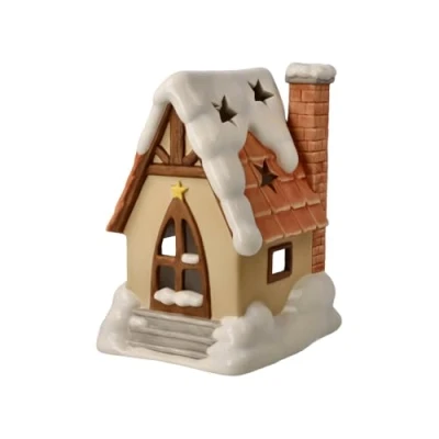 Afbeelding van Goebel Windlicht Winters bos, kerstversiering