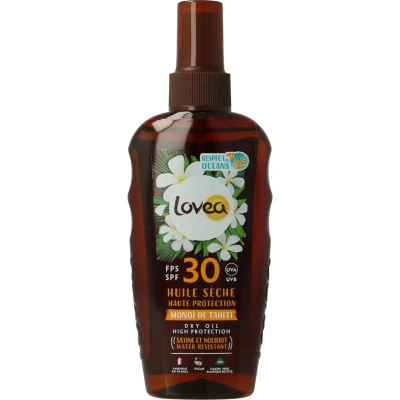 Afbeelding van 3x Lovea Sun Dry Oil Spray Zonnebrand SPF 30 150 ml