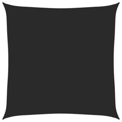 Afbeelding van vidaXL Zonnezeil 160 g/m² 4x4 m HDPE zwart