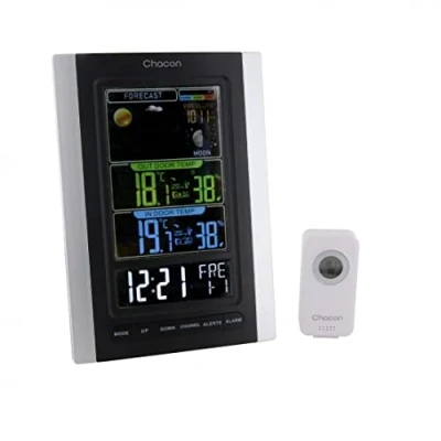 Afbeelding van Enzo Chacon Weerstation met draadloze buitensensor+barometer 8150185