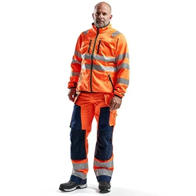 Afbeelding van Blåkläder 4906 2512 Softshell jack High Vis Oranje maat M