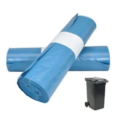 Afbeelding van Containerzakken LDPE 65/25 x 140cm T 70 blauw 240 Liter