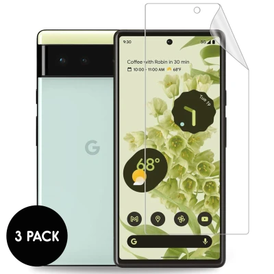 Afbeelding van 3 pack Screenprotectors Google Pixel 6: iMoshion Folie (plastic)