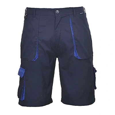 Afbeelding van Portwest Texo Contrast Korte Broek maat Small, Navy