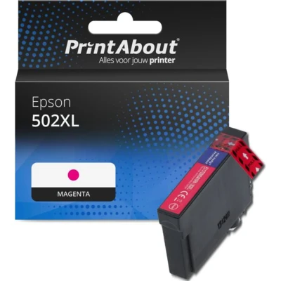 Afbeelding van Huismerk Epson 502XL (C13T02W34010) Inktcartridge Magenta Hoge capaciteit