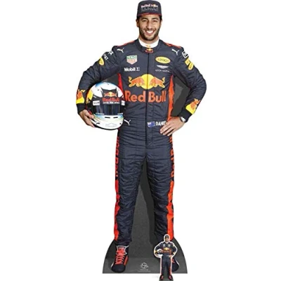 Afbeelding van Star Cutouts Ltd CS664 Daniel Ricciardo, karton, meerkleurig, 178 x 85 cm