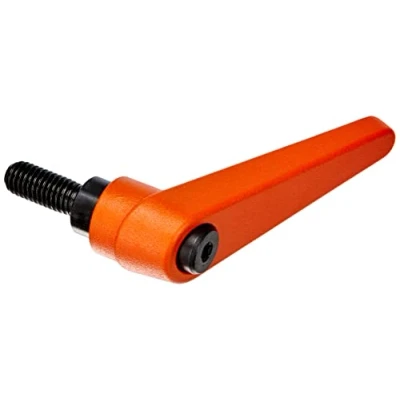Afbeelding van HALDER 24400.0341 verstelbare klemhendel, oranje, d1=18 mm / d2=M8 l1=20
