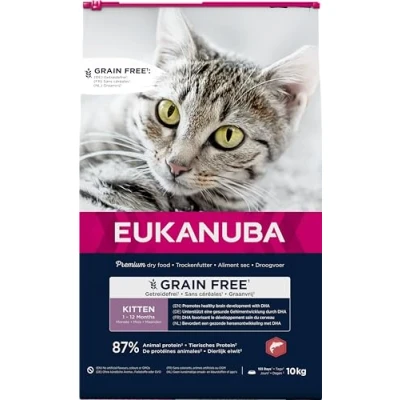 Afbeelding van Eukanuba Kat Kitten Graanvrij Zalm 10 kg
