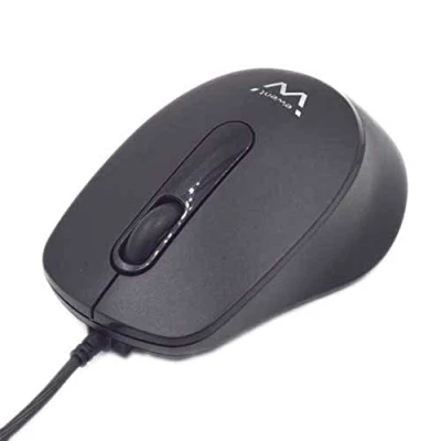 Afbeelding van Ewent EW3159 muis met kabel, 1000 dpi sensor, USB A aansluiting, 3 knoppen, PC/Mac
