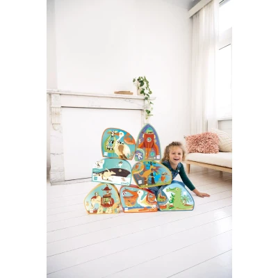 Afbeelding van Scratch Contour puzzel Ooievaar