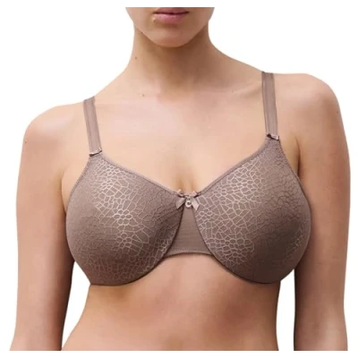 Afbeelding van Chantelle C MAGNIFIQUE BH met gevormde beugel zeer omhullend comfort en optimale grip onzichtbaar ondersteuningseffect &amp; minimaliserende beha dameslingerie van 85C tot 105I, Cappuccino, 100C