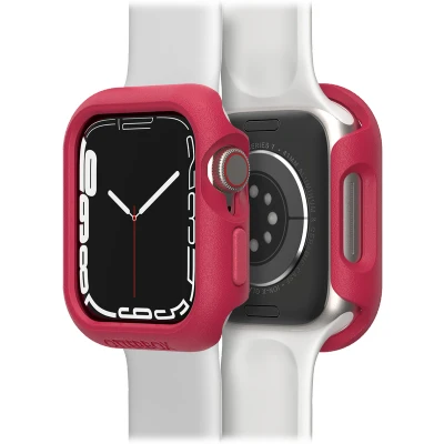 Afbeelding van OtterBox All Day Watch Bumper voor Apple Series 9/8/7 41mm, Schokbestendig, Valbestendig, Slanke beschermhoes Watch, Guards Display and Edges, Rood
