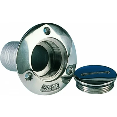 Afbeelding van RVS Dekvuldop met sleutel WASTE 1 1/2 Inch