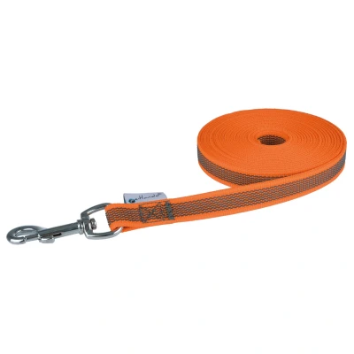 Afbeelding van Petlando Sleeplijn Anti Slip Oranje Hondenriem 1500x2.0 cm