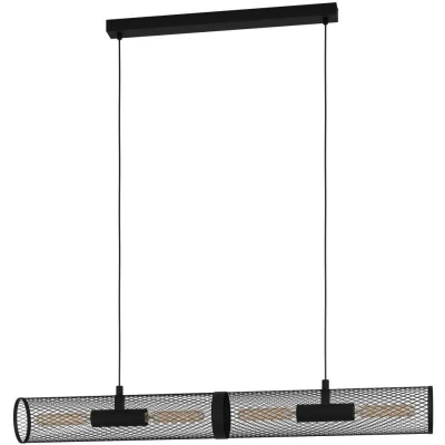 Afbeelding van EGLOÂ RedcliffeÂ HanglampÂ Â E27Â 108Â cmÂ Zwart
