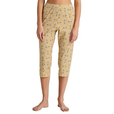 Afbeelding van Calida Favourites SUN 3/4 Pyjamabroek, Dames, Maat: 36/38, Ray flower yellow