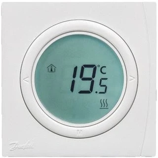 Afbeelding van DANFOSS RET2001B RUIMTETHERMOSTAAT OP BATTERIJEN 2X AA LCD TEMPERATUUR 5 35C HXBXD 86X86X30MM
